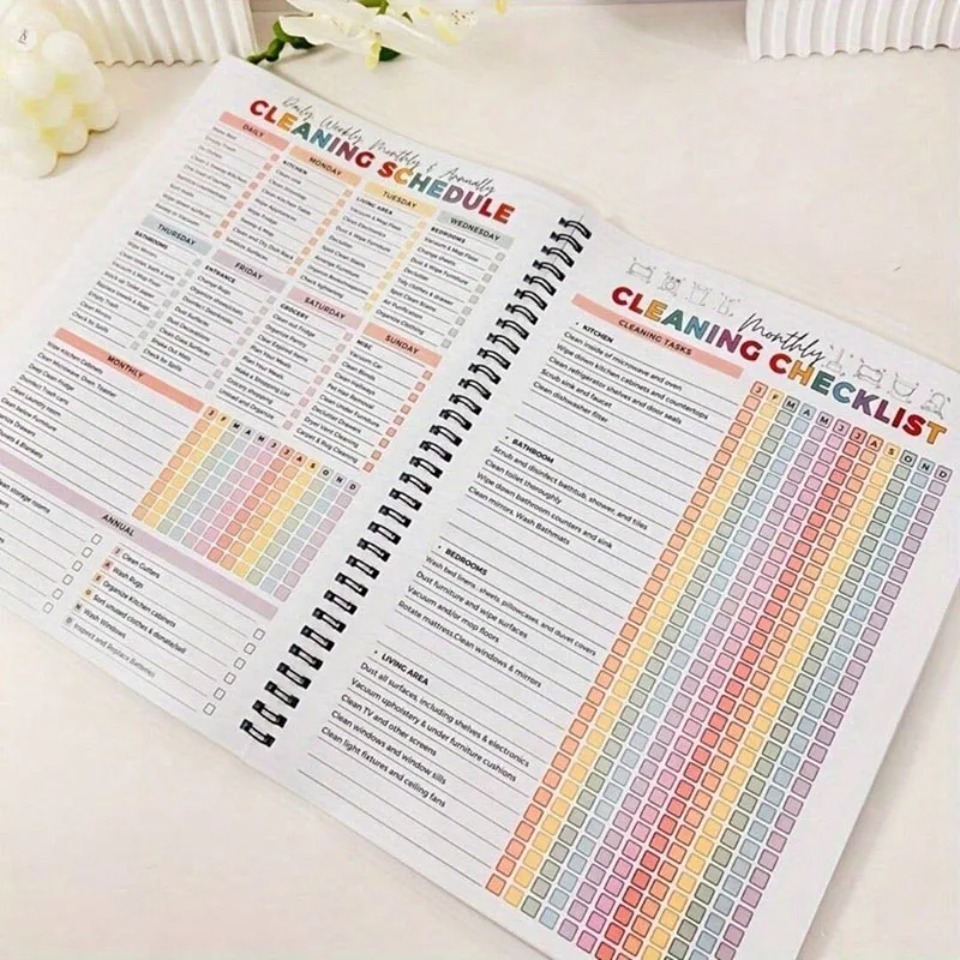 Meal Prep Planner - ADHD Cleaning Planner Bundle – Includes