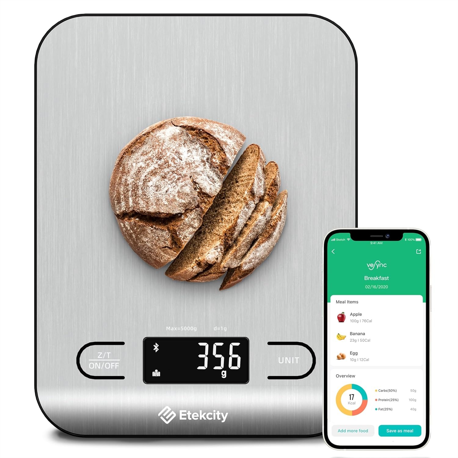 Meal Prep Keto - Food Nutrition Kitchen Scale Digital Grams
