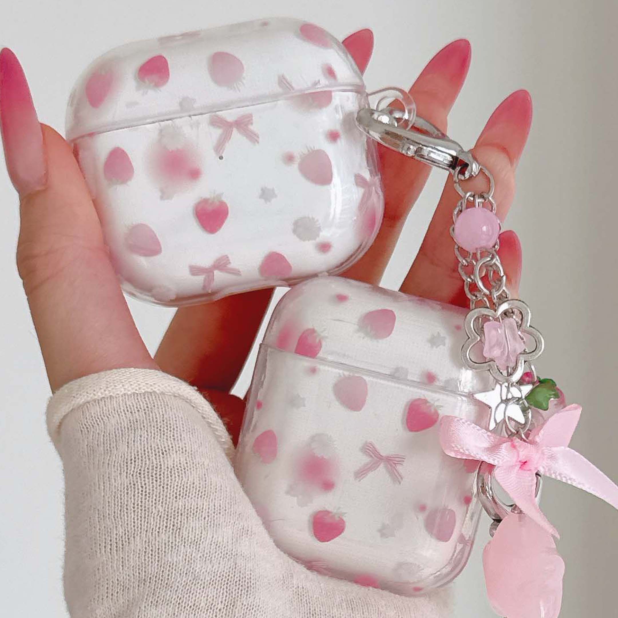 Strawberry Huller - Cartoon strawberry bow imd wireless bluetooth