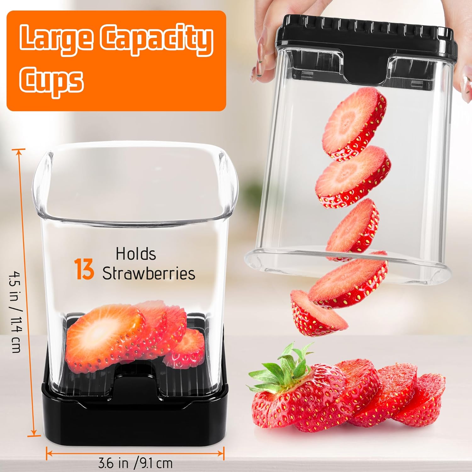 Fruit Slicer Cup for Strawberr - огляд і ціна Meal Prep Quick