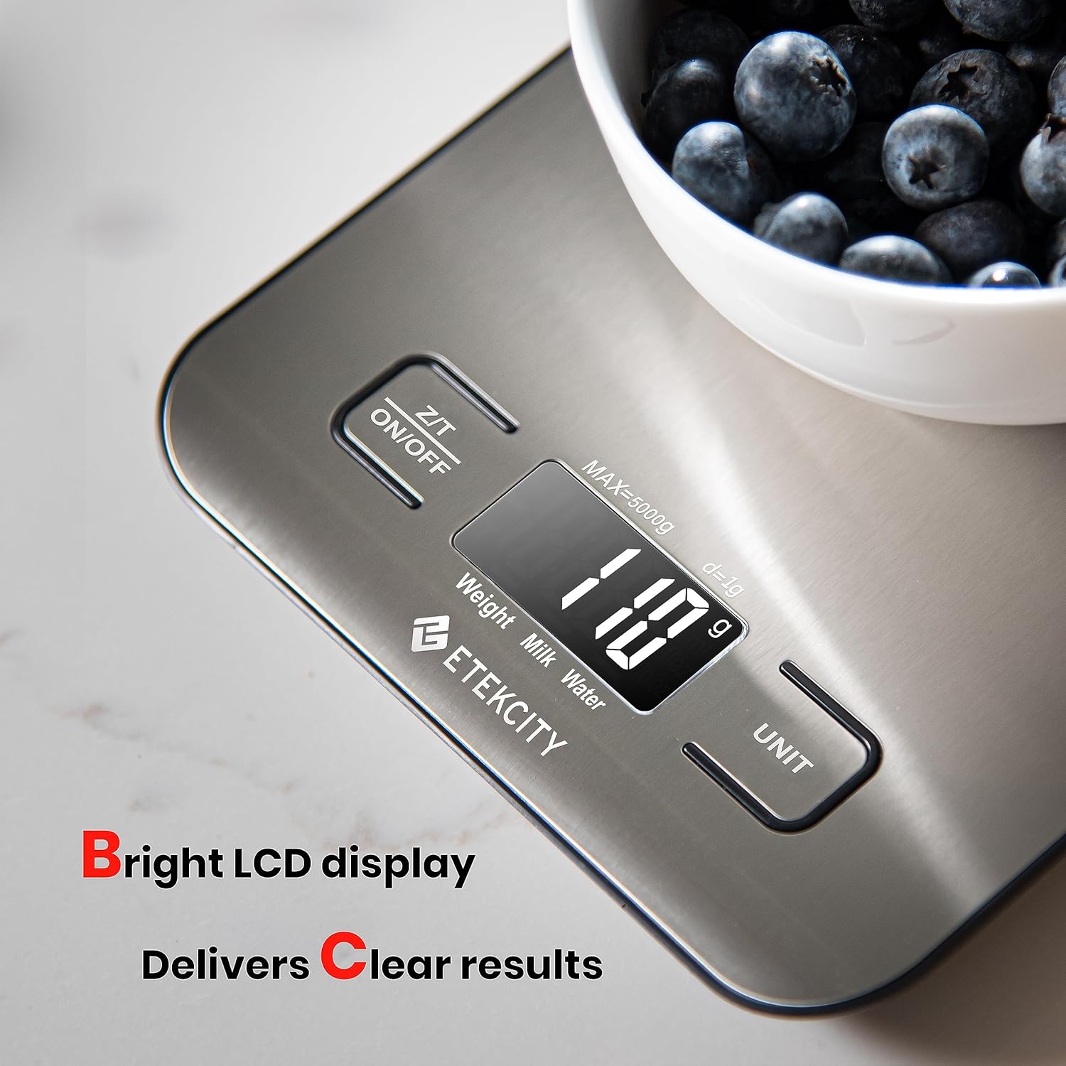 Digital Kitchen Scale with LCD - огляд і ціна Meal Prep Keto