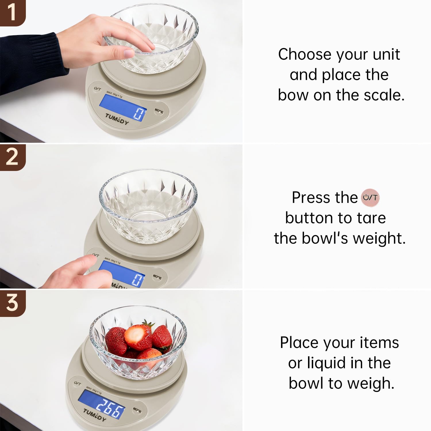 Small Digital Kitchen Scale Fo - огляд і ціна Meal Prep Keto