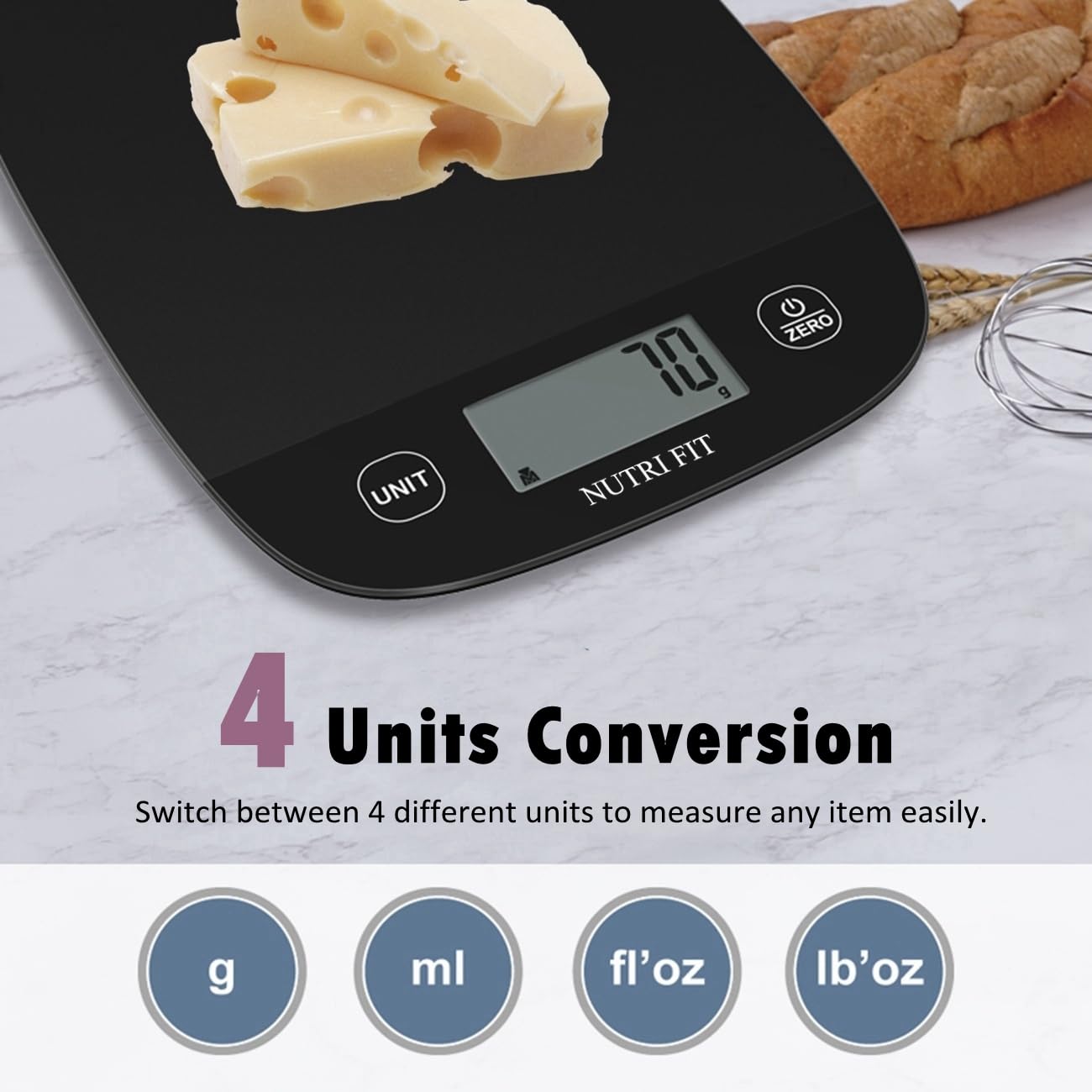 Digital Food Scale 5kg/0.1oz A - огляд і ціна Meal Prep Keto