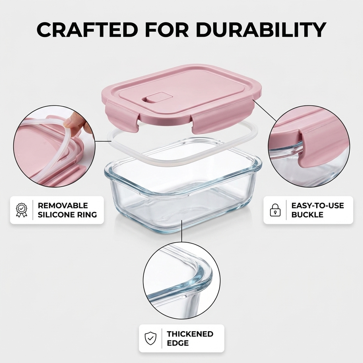 Borosilicate Glass Meal Prep B - огляд і ціна Meal Prep Easy
