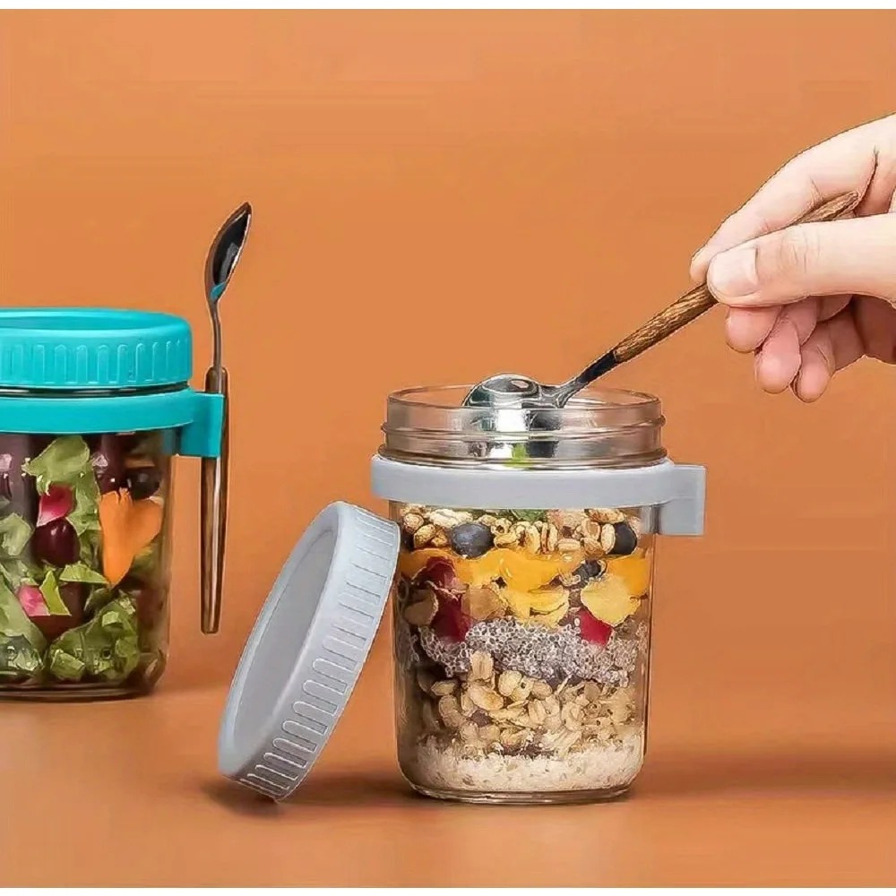 350ML Overnight Oat Cup Glass  - огляд і ціна Meal Prep Yogurt