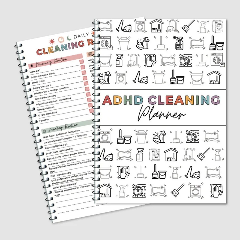 ADHD Cleaning Planner Bundle – - огляд і ціна Meal Prep Planner
