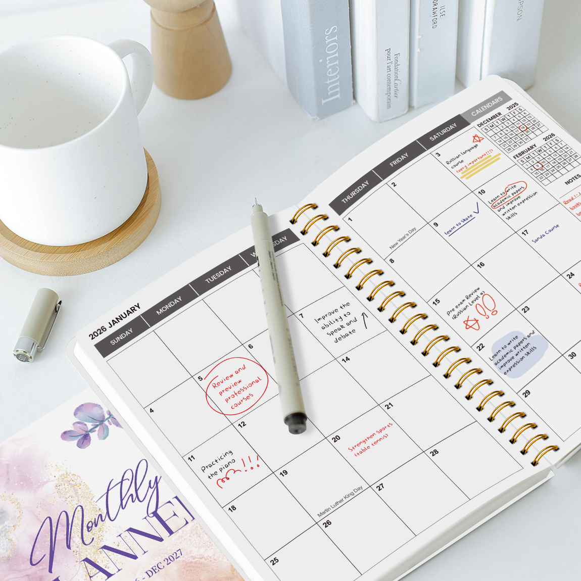 2026-2027 A5 Weekly & Monthly  - огляд і ціна Meal Prep Planner