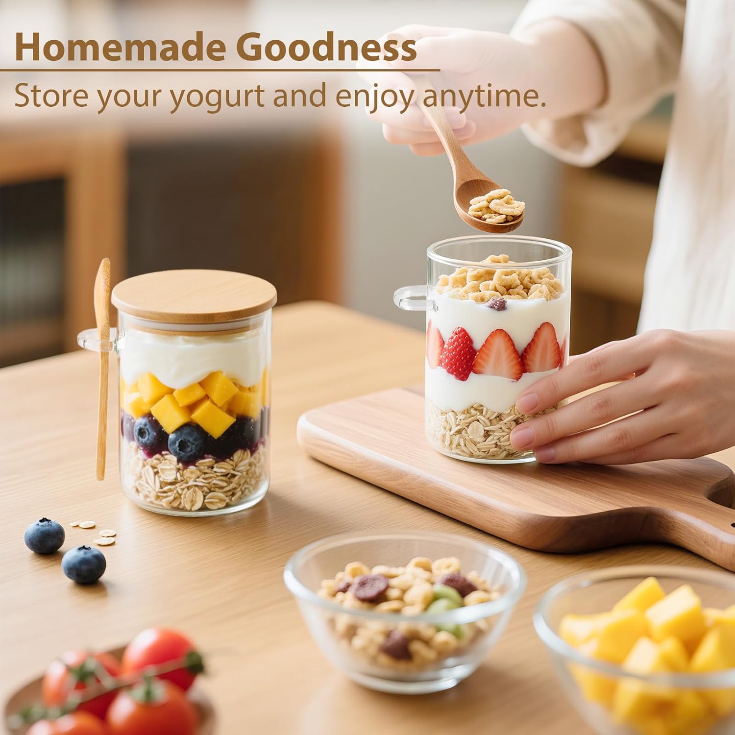 6 Pack Overnight Oats Containe - огляд і ціна Meal Prep Yogurt
