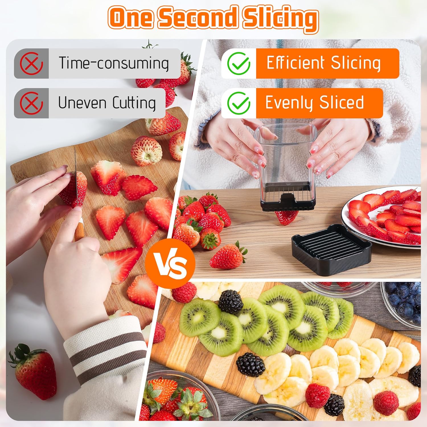 Rapid Fruit Slicer Cup - 304 S - огляд і ціна Meal Prep Quick