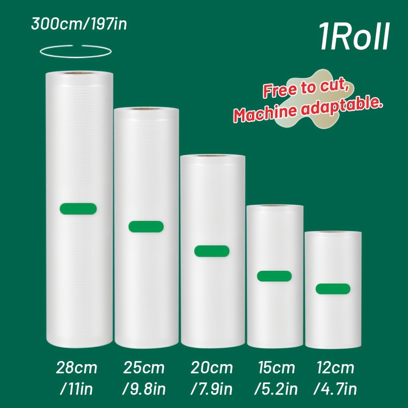 3m/roll vacuum seal bags - dur - огляд і ціна Meal Prep Easy