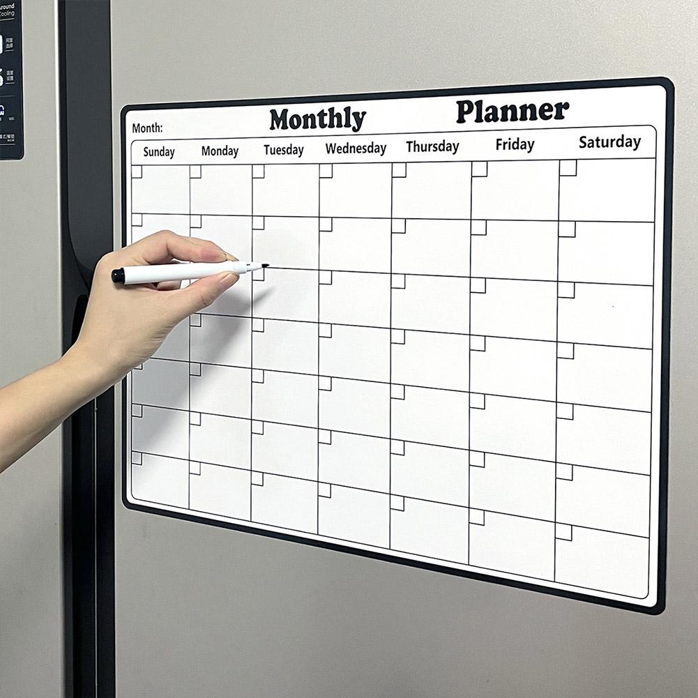 Stylish Magnetic Dry Erase Cal - огляд і ціна Meal Prep Planner