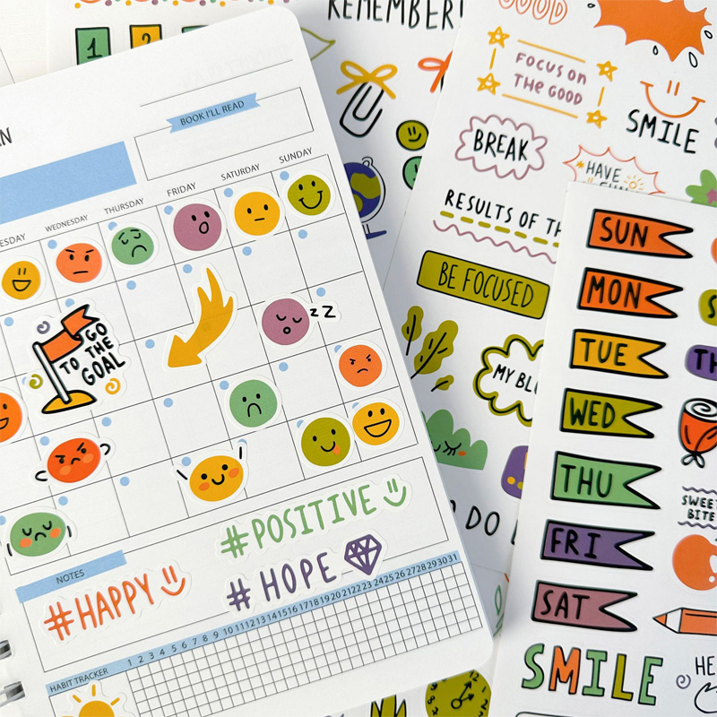 8 Sheets 240+ Planner Stickers - огляд і ціна Meal Prep Planner