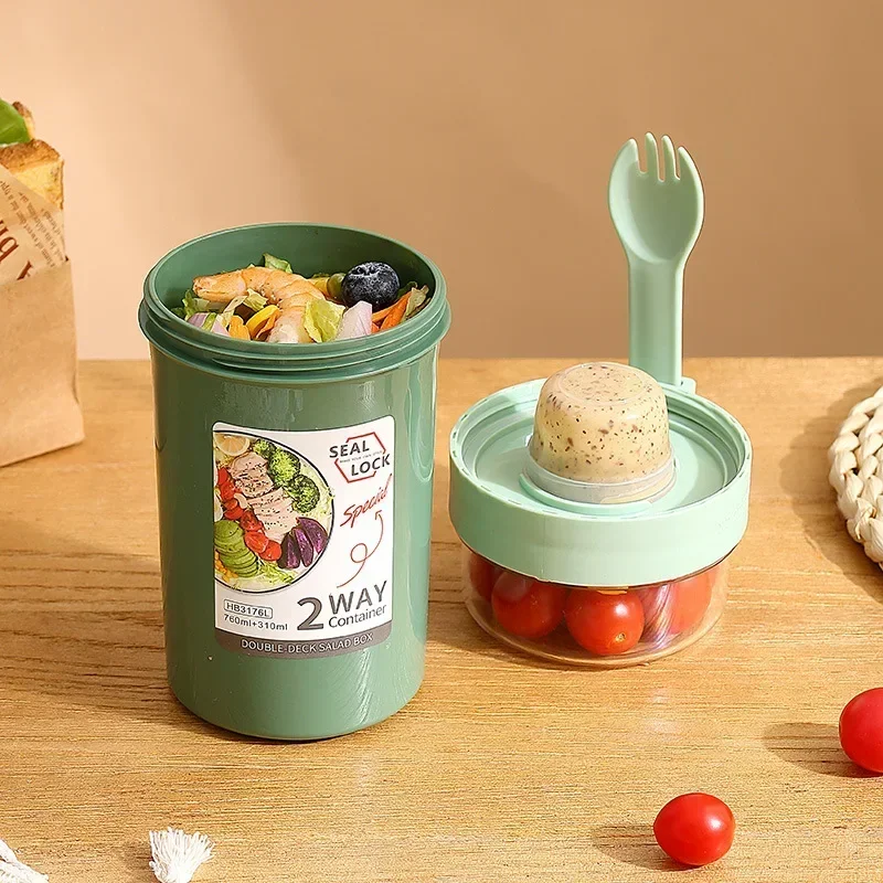 Bento Lunch Box Salad Oatmeal  - огляд і ціна Meal Prep Yogurt