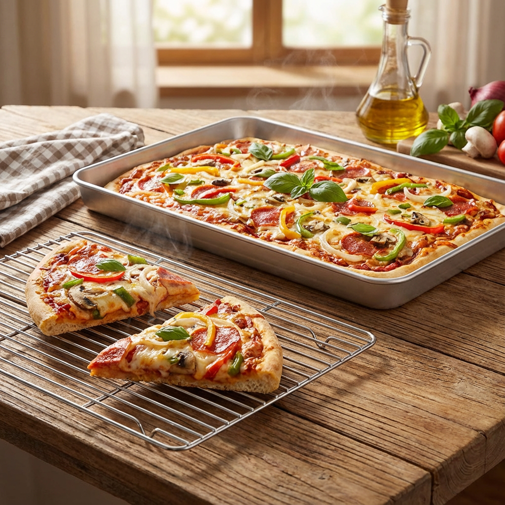 Extra Large Baking Pan with Ra - огляд і ціна Meal Prep Easy