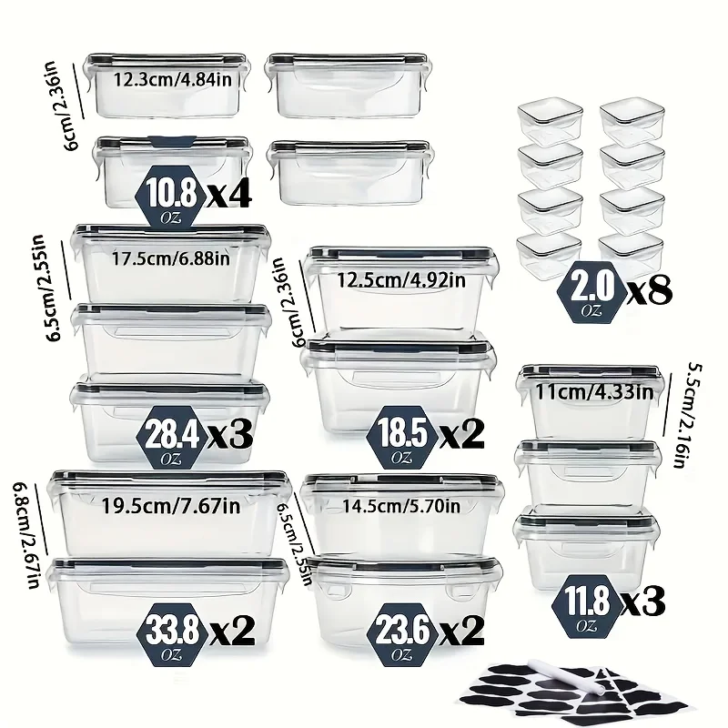 48-Piece Leakproof Food Storag - огляд і ціна Meal Prep Easy