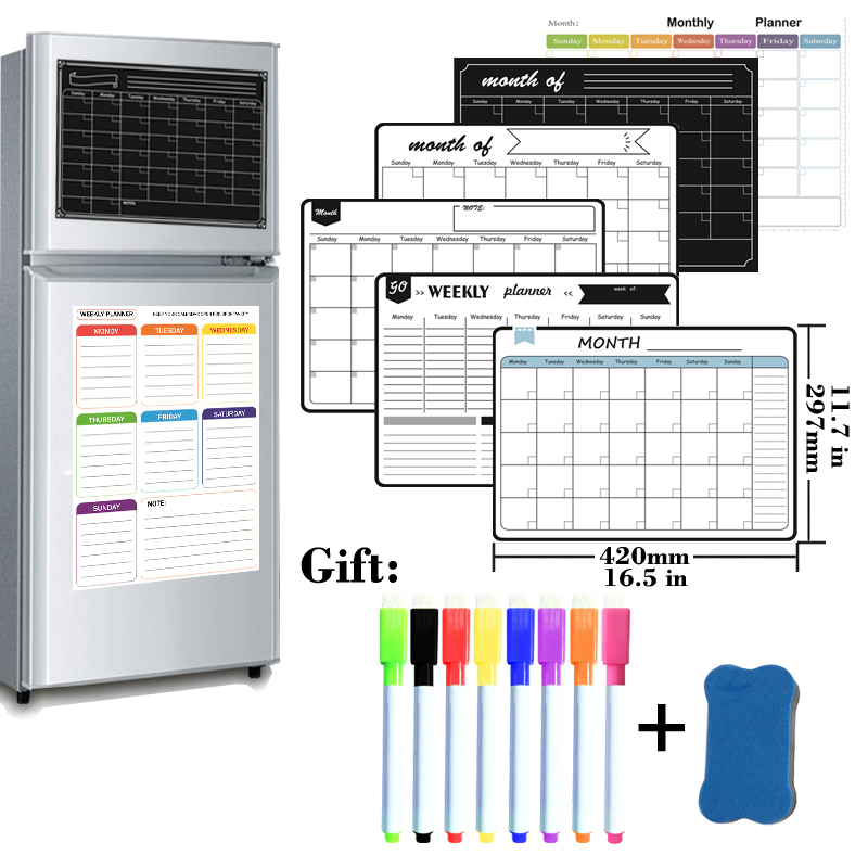 A3 Size Magnetic Monthly Weekl - огляд і ціна Meal Prep Planner