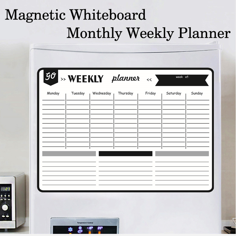 A3 Size Magnetic Monthly Weekl - огляд і ціна Meal Prep Planner