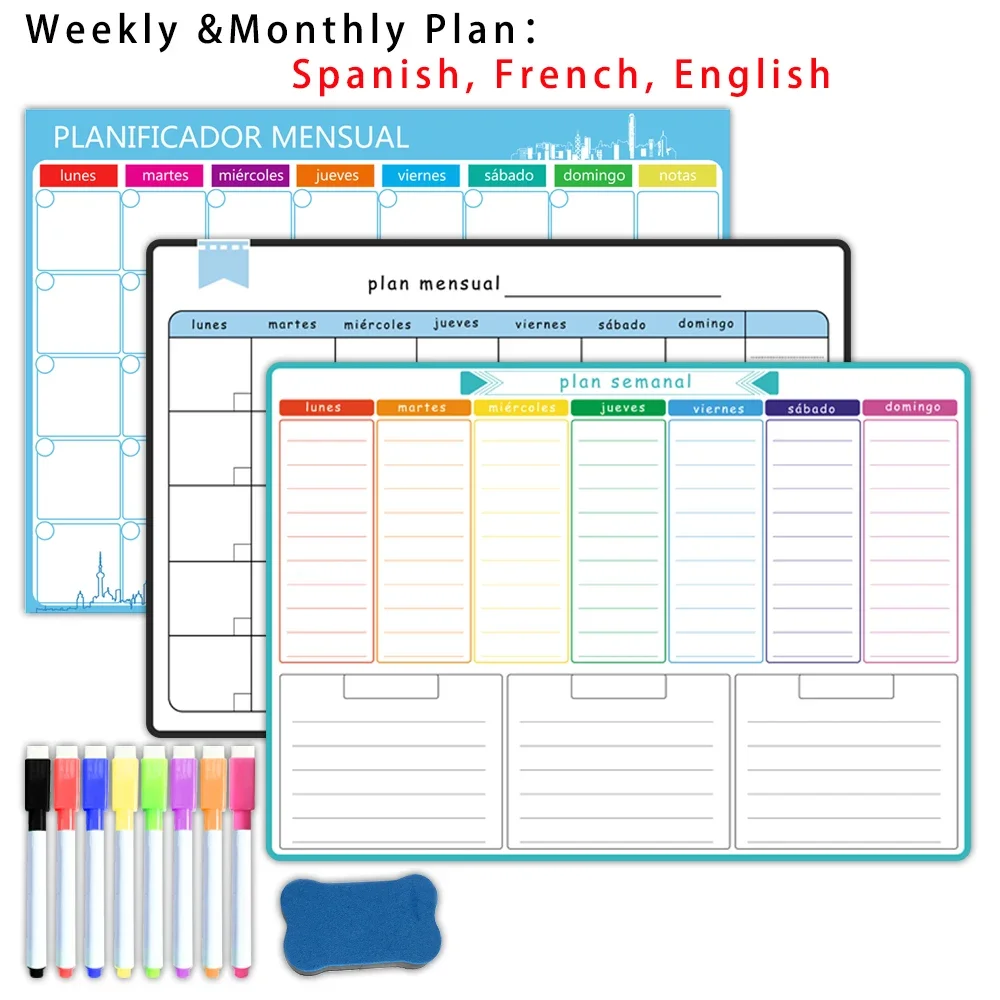A3 Size Magnetic Weekly &month - огляд і ціна Meal Prep Planner