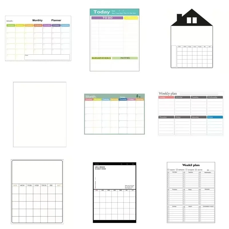 Fridge Magnetic Calendar Board - огляд і ціна Meal Prep Planner