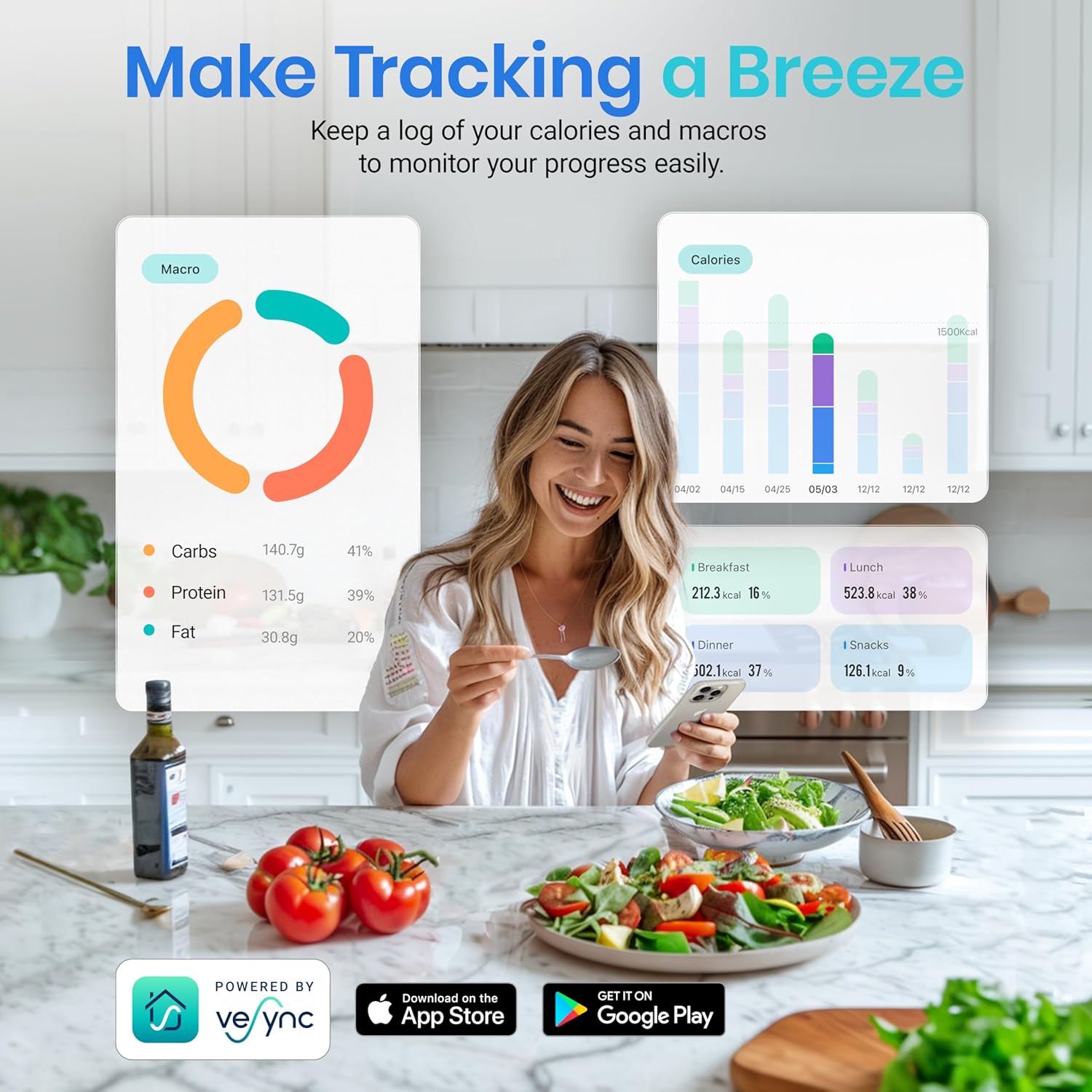 Food Nutrition Kitchen Scale D - огляд і ціна Meal Prep Keto