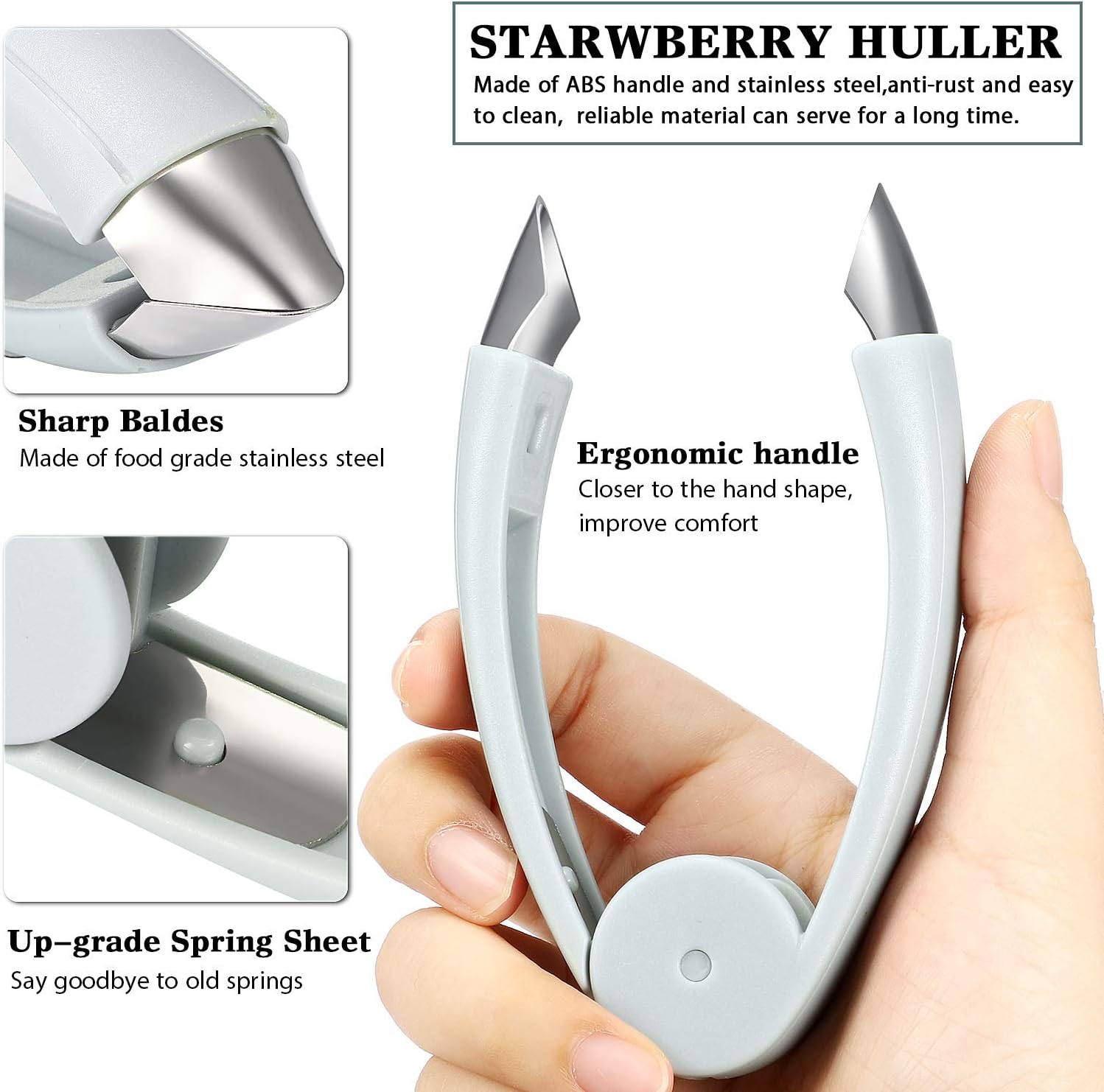 4-Piece Strawberry Huller and  - огляд і ціна Strawberry Huller