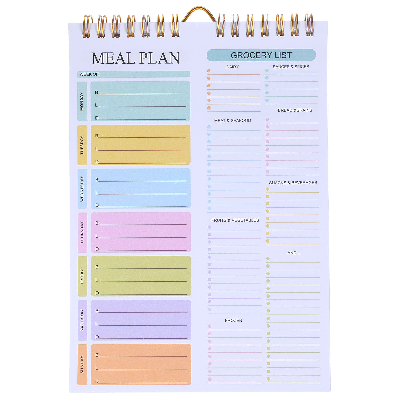 Weekly Meal Planner Notebook A - огляд і ціна Meal Prep Easy