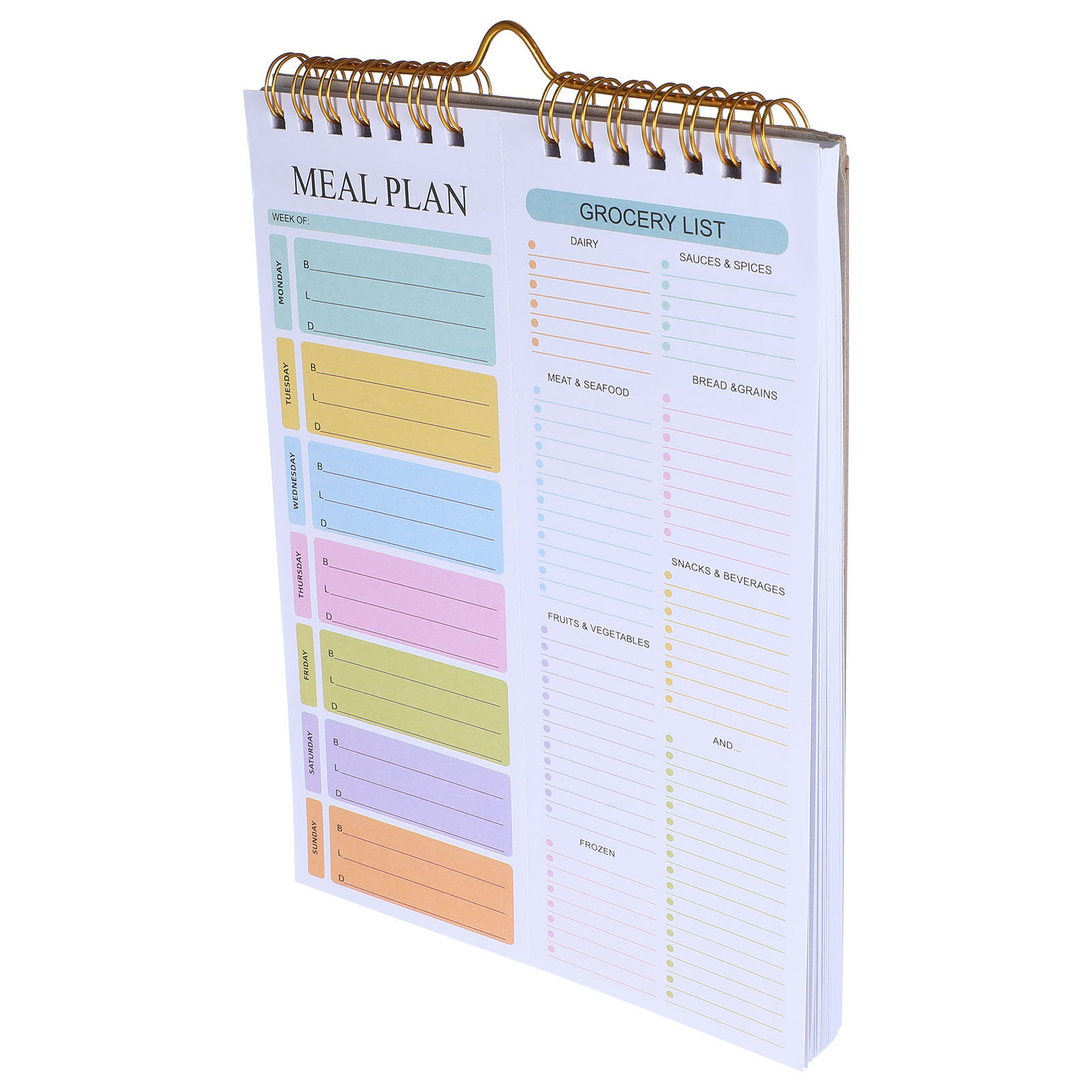 Weekly Meal Planner Notebook A - огляд і ціна Meal Prep Easy