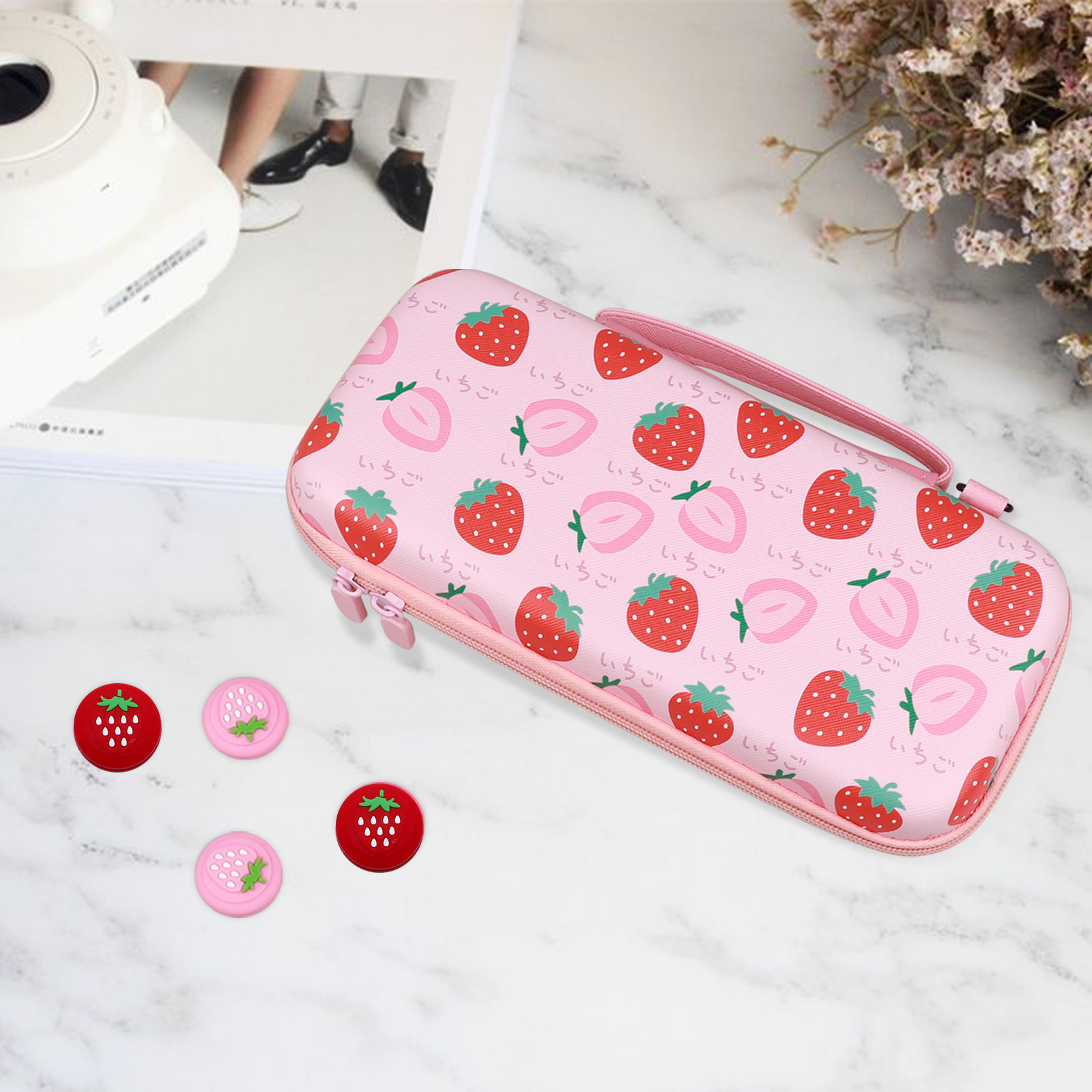 For Switch Carrying Case, EVA  - огляд і ціна Strawberry Huller