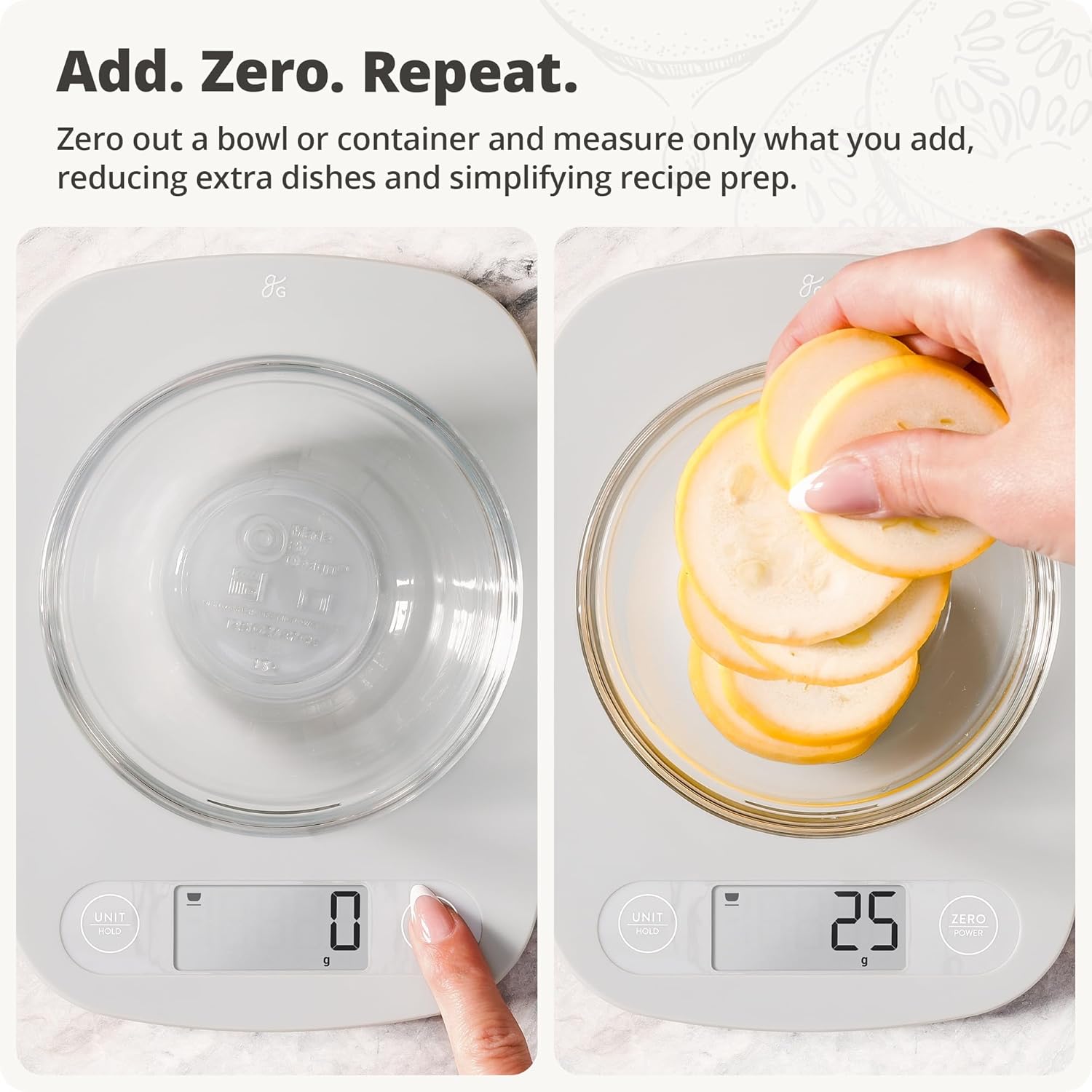 Digital Kitchen Scale with 1g  - огляд і ціна Meal Prep Quick