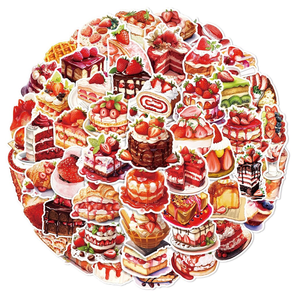 50PCS Strawberry Cake Dessert  - огляд і ціна Strawberry Huller
