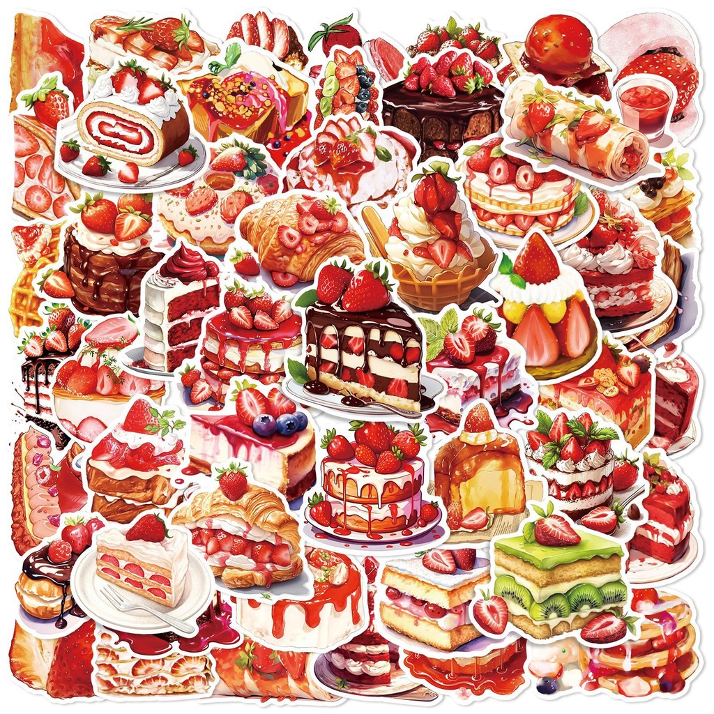 50PCS Strawberry Cake Dessert  - огляд і ціна Strawberry Huller