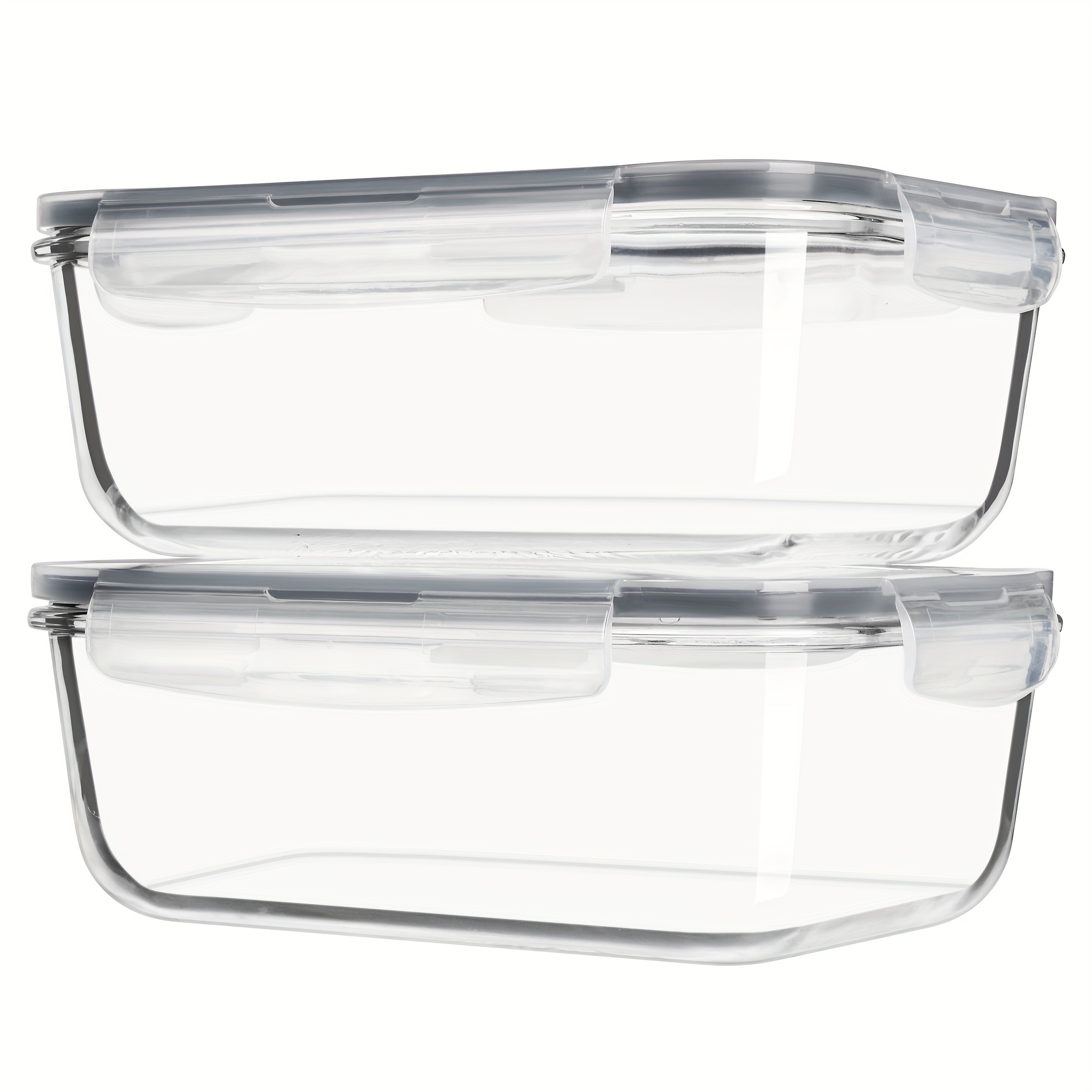 us2pcs/4pcs Glass Storage Cont - огляд і ціна Meal Prep Quick