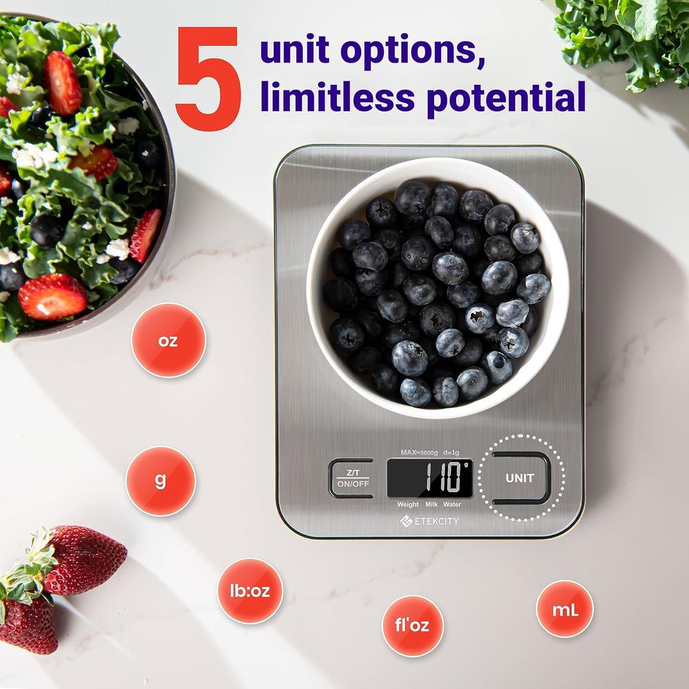 Digital Kitchen Scale with LCD - огляд і ціна Meal Prep Keto